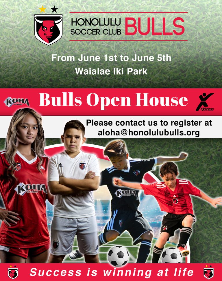 Honolulu Bulls Open House Honolulu Bulls Soccer Club